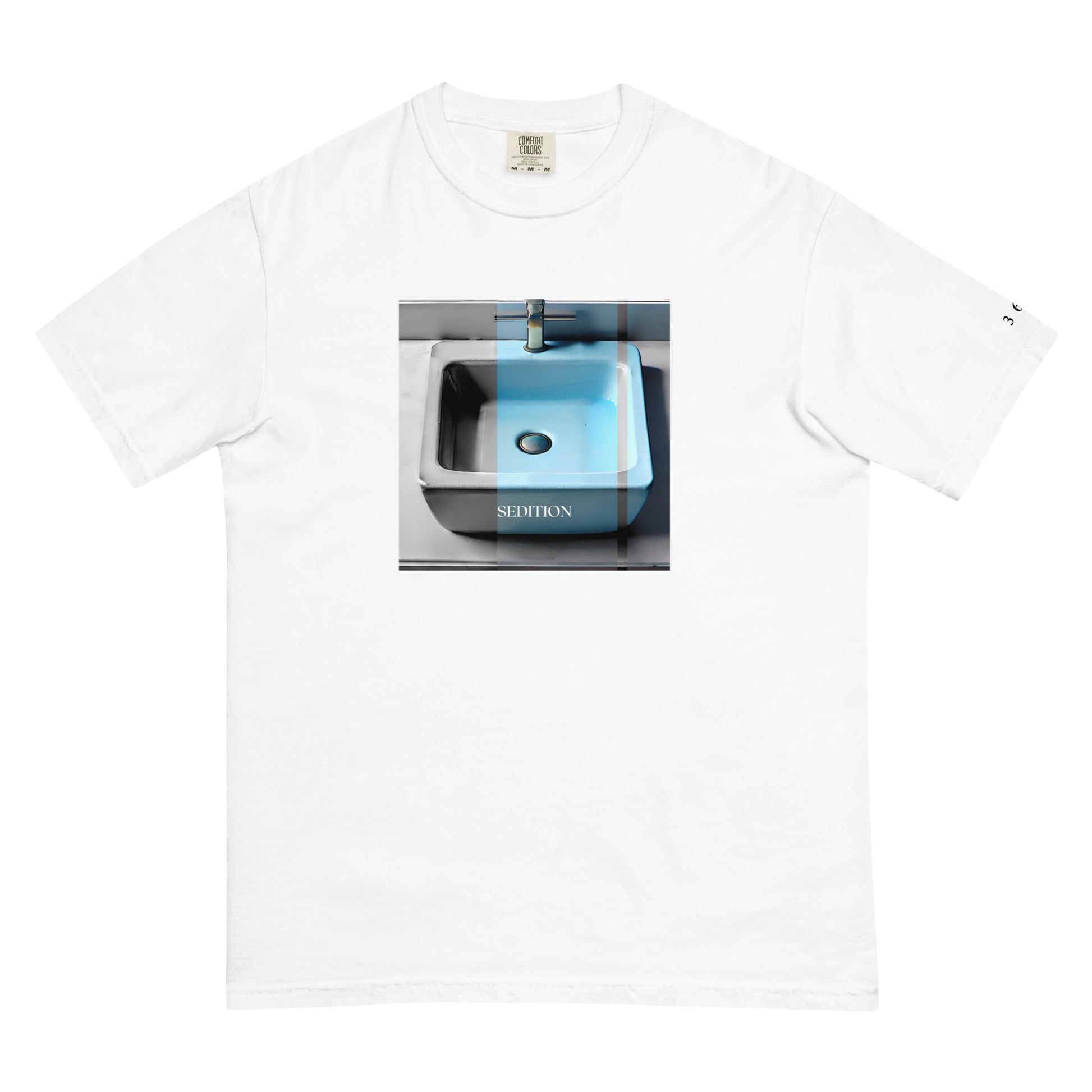 LIGHT BLUE SINK heavyweight t-shirt