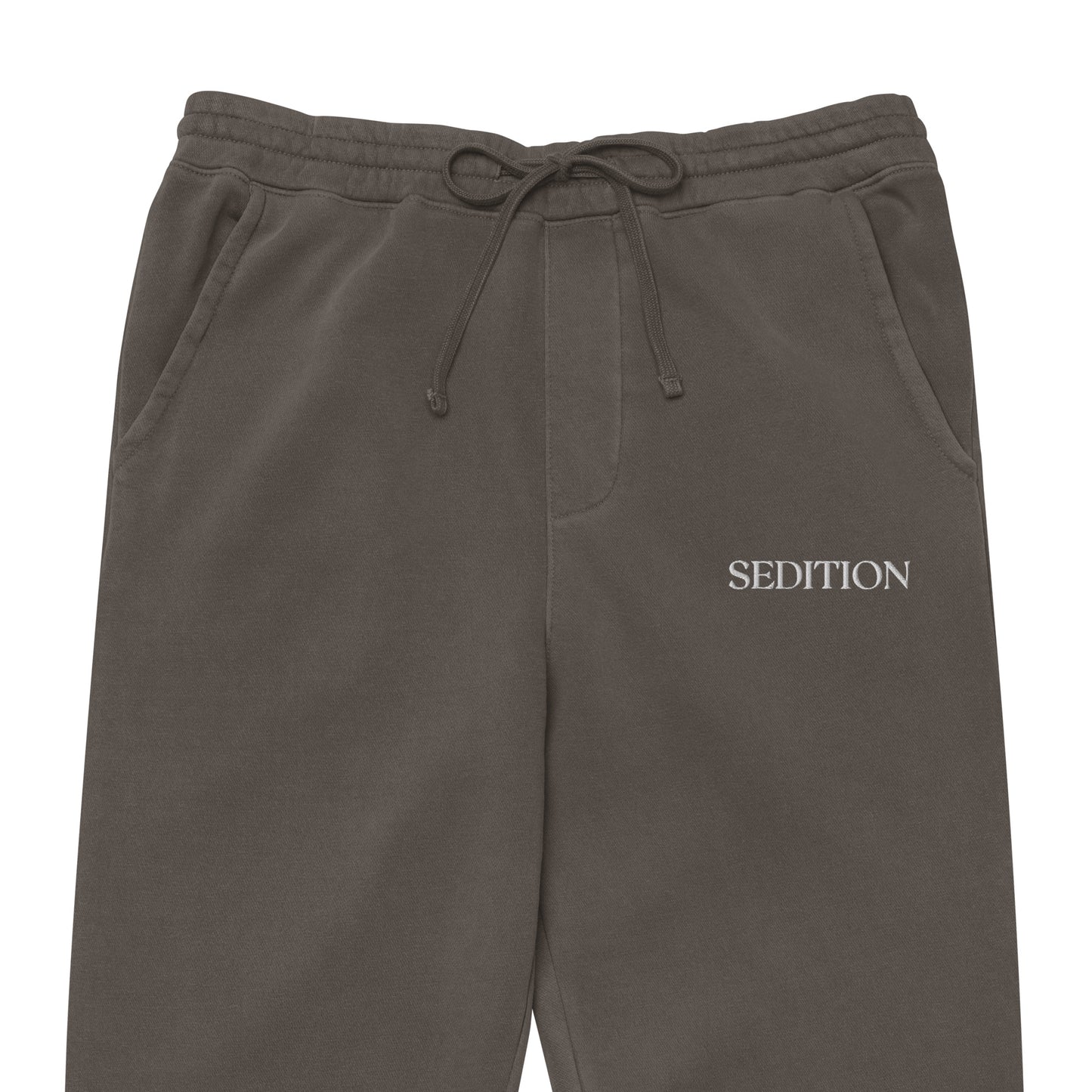 SEDITION embroidered pigment-dyed sweatpants